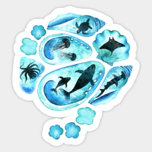 Dream of the Ocean Bed Sticker